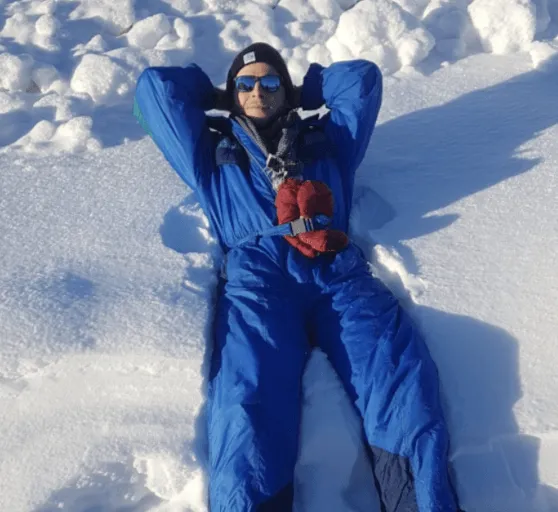 Nathan dans la neige